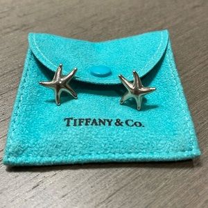 Tiffany & Co. Sterling Silver StarFish Earrings